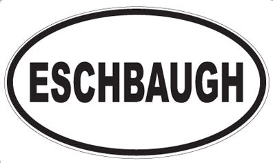 ESCHBAUGH - Oval Magnet
