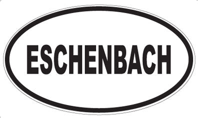 ESCHENBACH - Oval Sticker