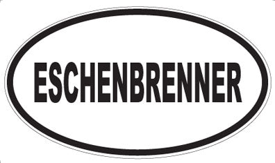 ESCHENBRENNER - Oval Sticker