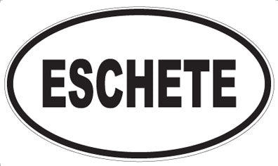 ESCHETE - Oval Magnet
