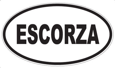 ESCORZA - Oval Magnet