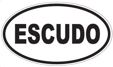 ESCUDO - Oval Sticker