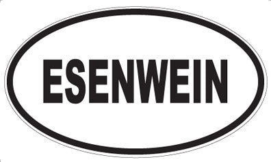ESENWEIN - Oval Magnet