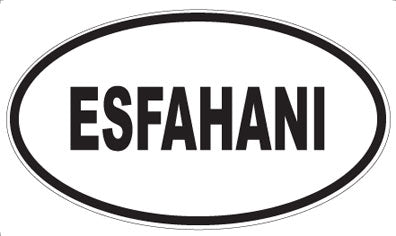 ESFAHANI - Oval Magnet