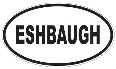 ESHBAUGH - Oval Magnet