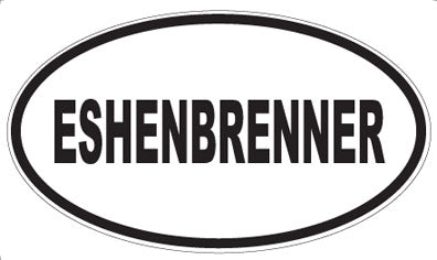 ESHENBRENNER - Oval Magnet