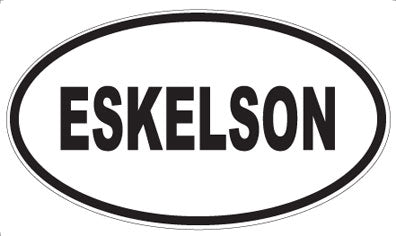 ESKELSON - Oval Sticker