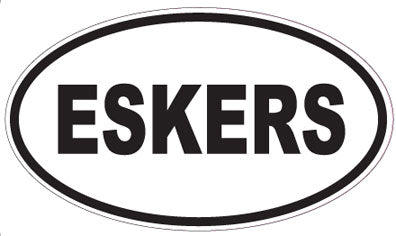 ESKERS - Oval Sticker