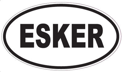 ESKER - Oval Magnet