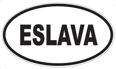 ESLAVA - Oval Magnet