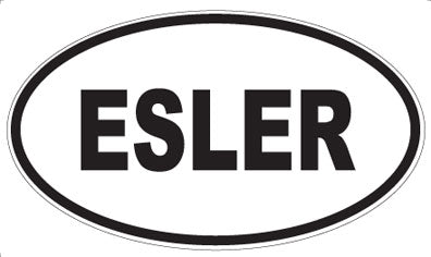 ESLER - Oval Magnet