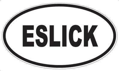ESLICK - Oval Magnet