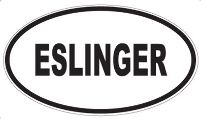 ESLINGER - Oval Sticker