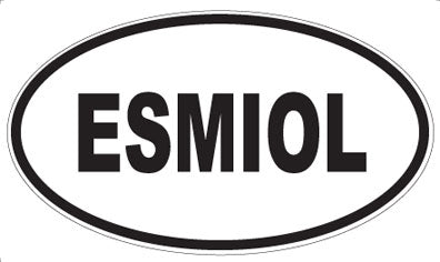 ESMIOL - Oval Sticker
