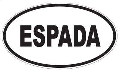 ESPADA - Oval Sticker