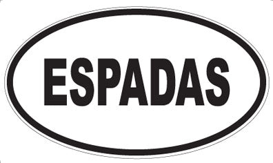 ESPADAS - Oval Magnet