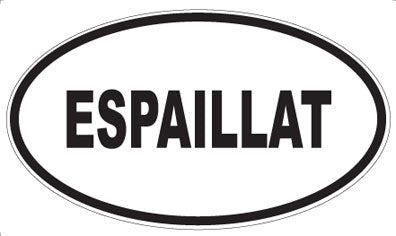 ESPAILLAT - Oval Magnet