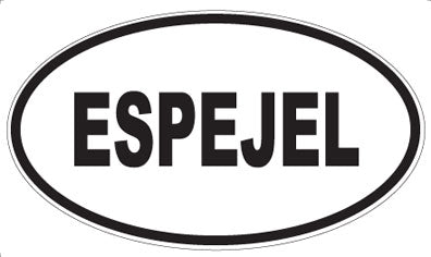 ESPEJEL - Oval Magnet