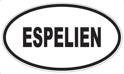 ESPELIEN - Oval Sticker