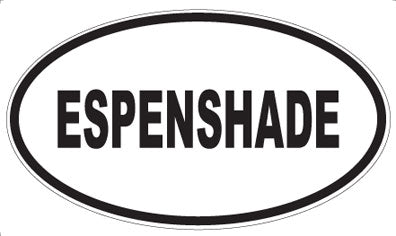 ESPENSHADE - Oval Sticker