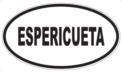 ESPERICUETA - Oval Magnet