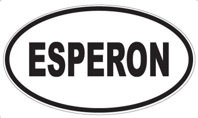 ESPERON - Oval Magnet