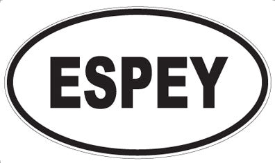 ESPEY - Oval Sticker
