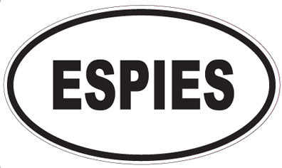 ESPIES - Oval Sticker