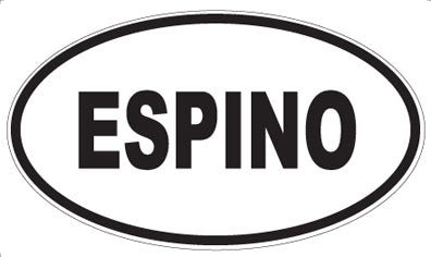 ESPINO - Oval Sticker