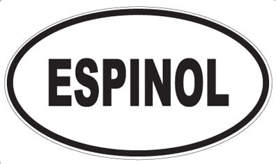 ESPINOL - Oval Sticker