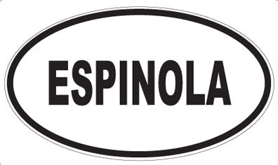 ESPINOLA - Oval Magnet