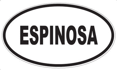 ESPINOSA - Oval Sticker