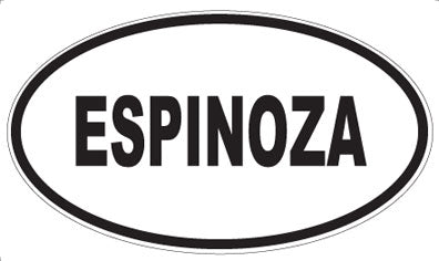ESPINOZA - Oval Magnet