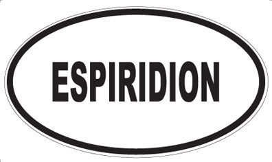 ESPIRIDION - Oval Magnet
