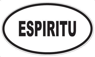 ESPIRITU - Oval Magnet