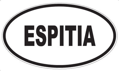 ESPITIA - Oval Magnet