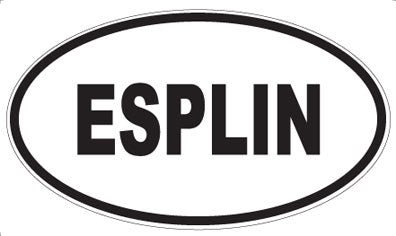 ESPLIN - Oval Magnet