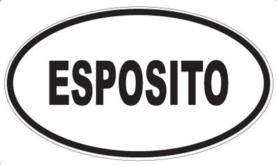 ESPOSITO - Oval Magnet