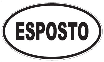 ESPOSTO - Oval Magnet