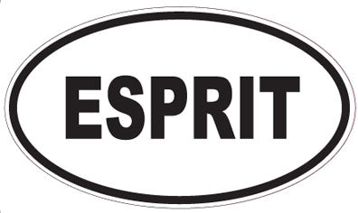 ESPRIT - Oval Sticker