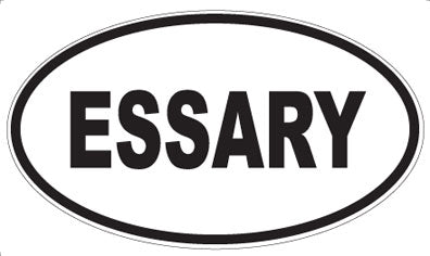 ESSARY - Oval Magnet