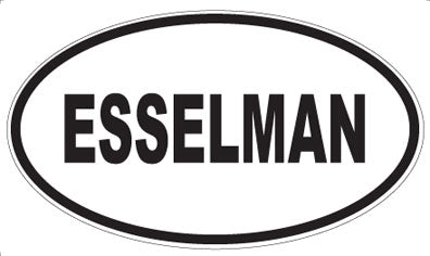 ESSELMAN - Oval Magnet