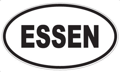 ESSEN - Oval Sticker