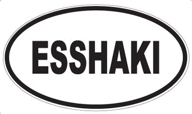 ESSHAKI - Oval Sticker