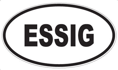 ESSIG - Oval Sticker