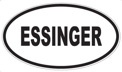 ESSINGER - Oval Sticker