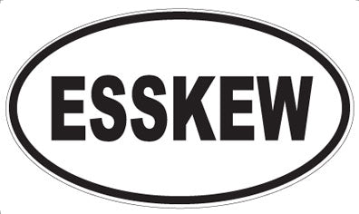 ESSKEW - Oval Sticker