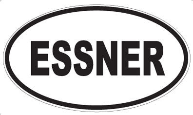 ESSNER - Oval Sticker