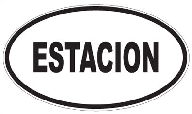 ESTACION - Oval Magnet