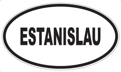 ESTANISLAU - Oval Sticker